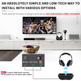 TV Wireless Headphones On-ear Bass Headphones