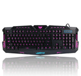 J10 colorful luminous gaming mouse keyboard Russian keyboard