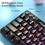 F3061 61keys Wired RGB Gaming Keyboard Membrane Keyboar